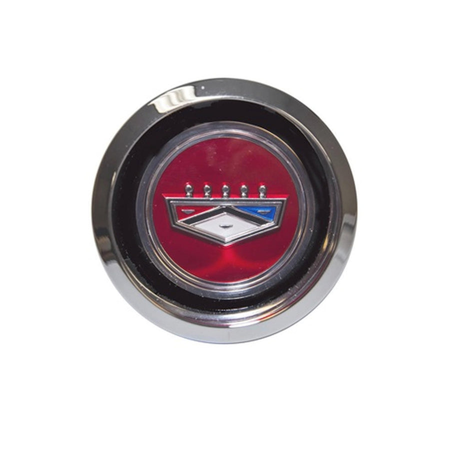 Magnum Wheel Center Cap Scott Drake C9OZ-1130-RED with Crest Logo Red