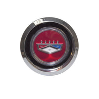 Magnum Wheel Center Cap Scott Drake C9OZ-1130-RED with Crest Logo Red