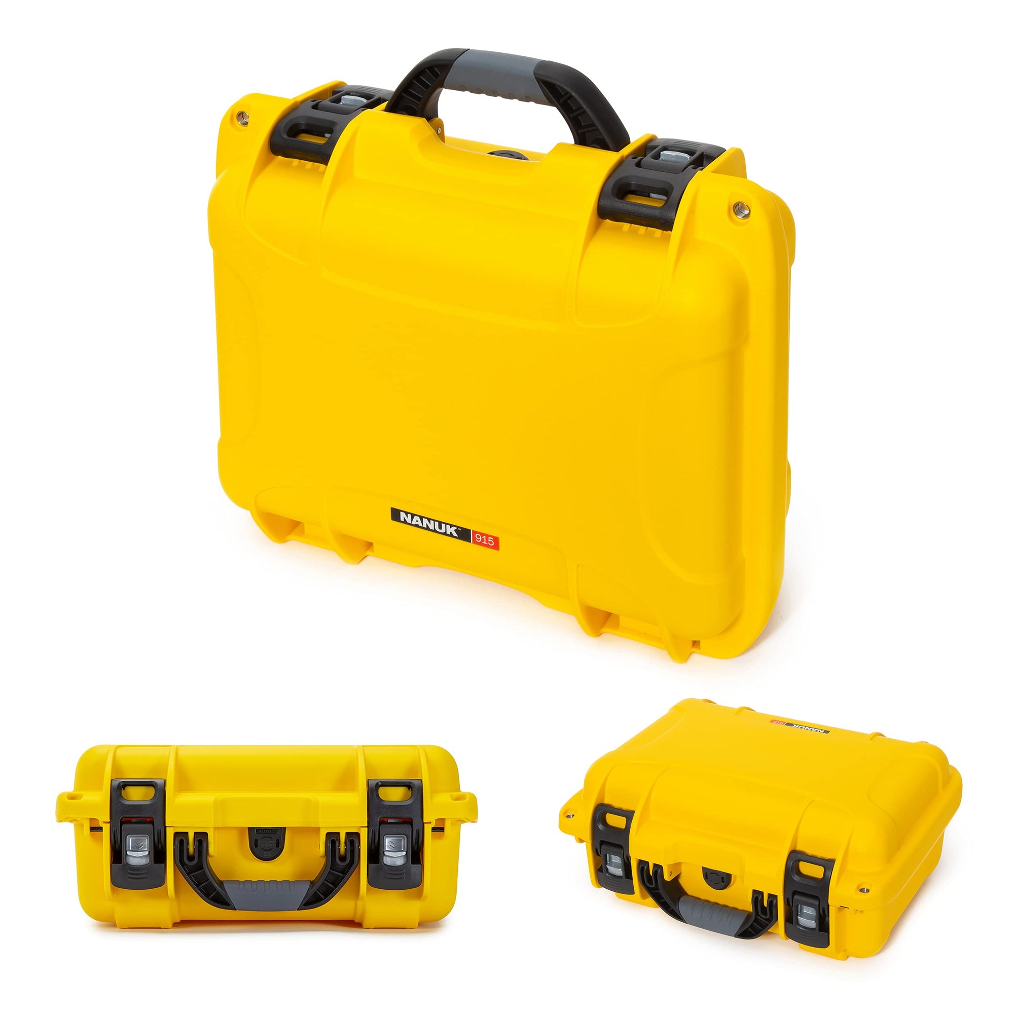 Waterproof Nanuk 915 Hard Case with Foam Insert for DJI Avata FPV Unit, Goggles and Controller - Yellow