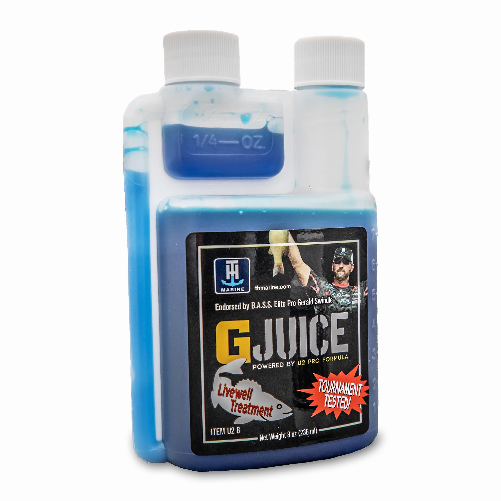 T-H Marine G-Juice Livewell Treatment Freshwater - Ultimate Fish Care Formula - 8 oz - Non-Toxic Water Conditioner for Fish Transport & Livewells