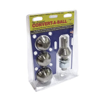 900B Convert-A-Ball Nickel-Plated Shank with 3 Balls - 1"