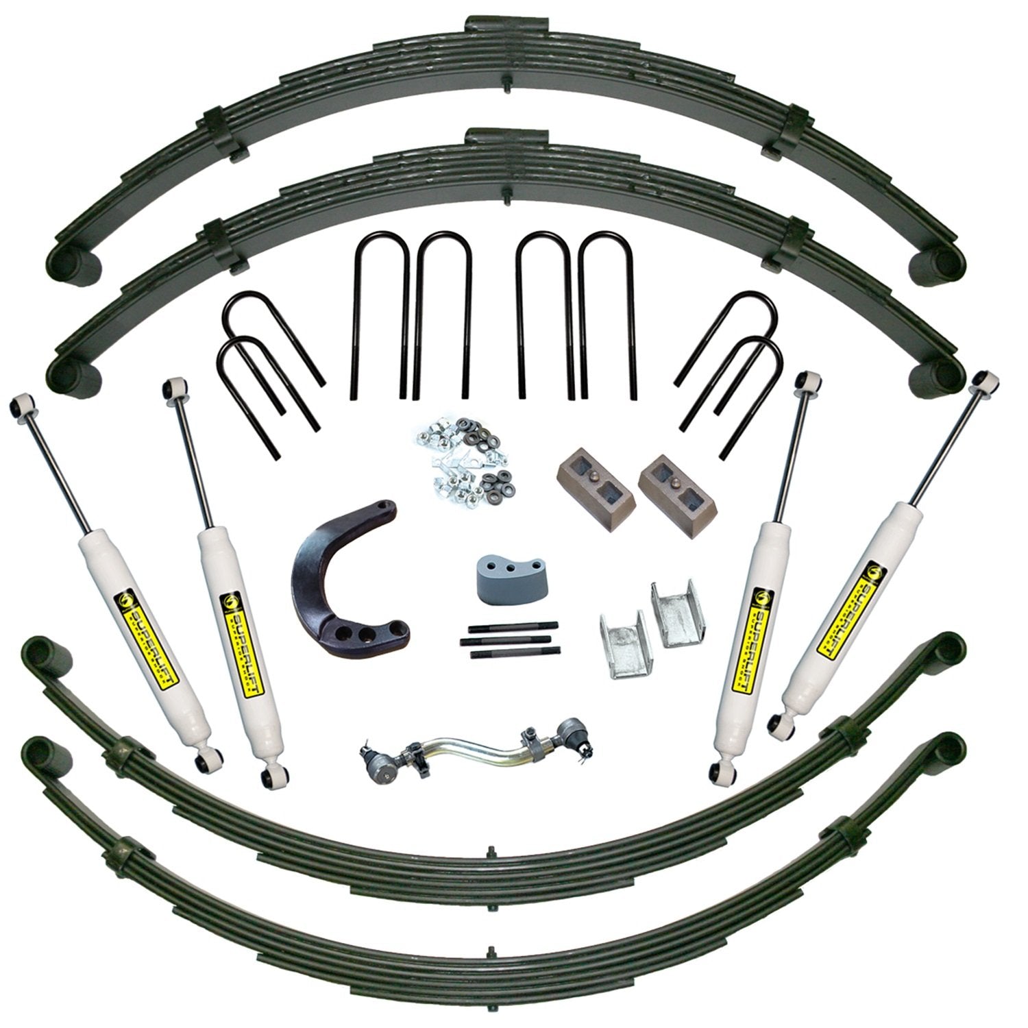 SUPERLIFT REALTRUCK SUSPENSION 12" Lift Kit for K10/Suburban/Blazer | Complete Lift Kit with Front & Rear Shadow Shocks | K430 | Fits 1973-1987 Chevrolet K10; 1973-1991 Chevrolet Blazer/Suburban 4WD