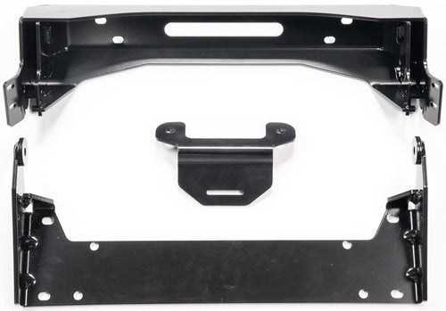 WARN Front UTV Snow Plow Mounting Kit 107914, Fits: Yamaha Wolverine RMAX2 and RMAX4 (2021), Black