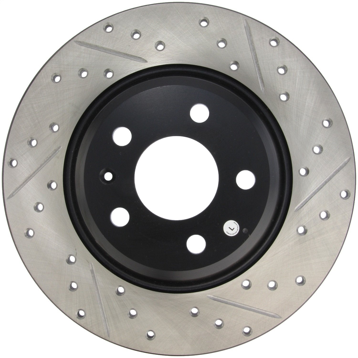 Sport Drilled/Slotted Brake Rotor StopTech 127.33127L (Rear Left), 1 Pack