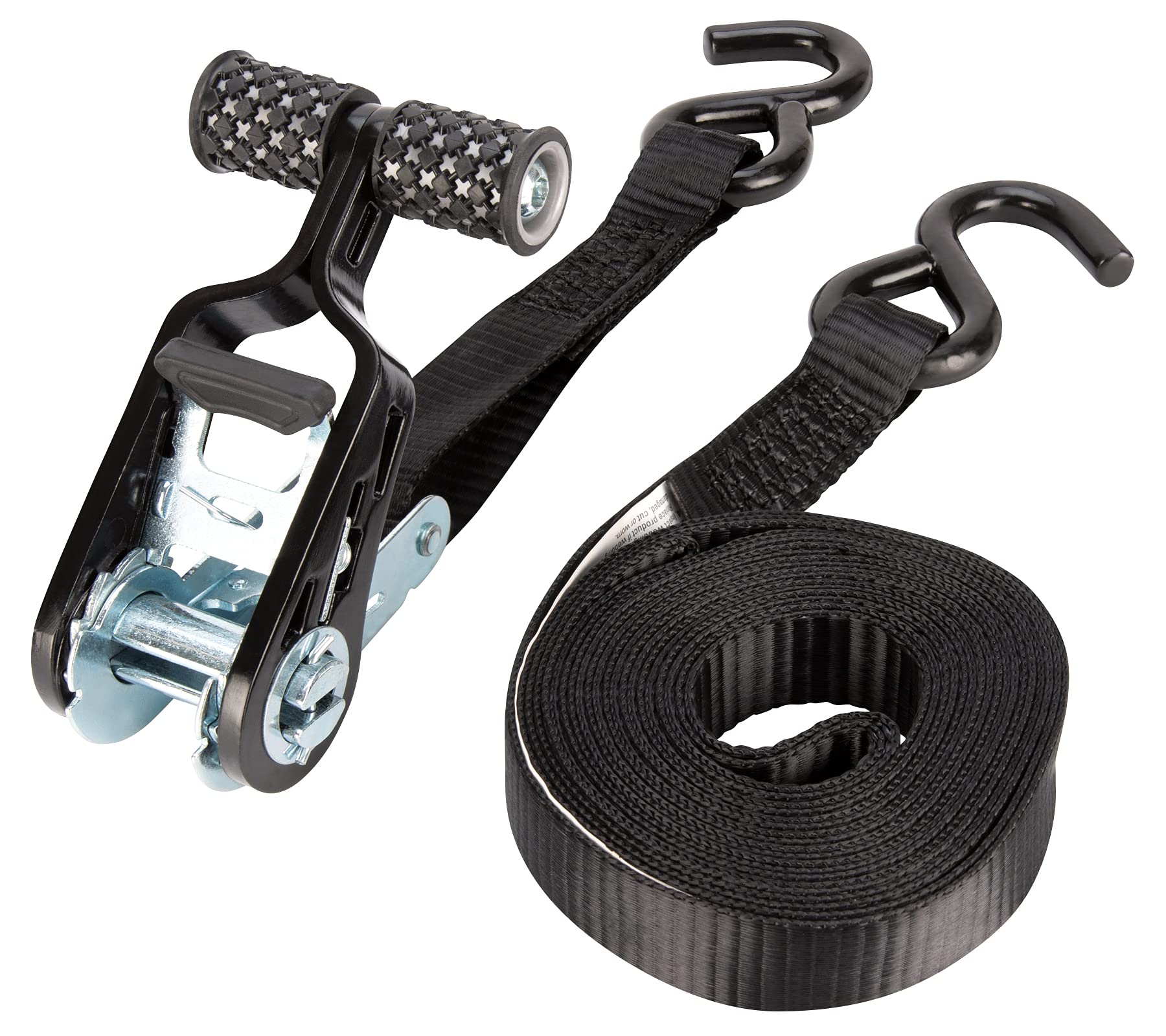 4Pk Performance Tool W1873 1-Inch X 15' Tie Down Straps SecureX - Heavy Duty Ratchet Straps for Securing Cargo, ATVs, Motorcycles, and More