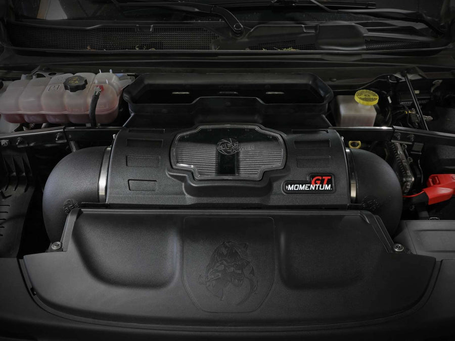 Momentum GT aFe POWER Cold Air Intake System w/Pro DRY S Filter, #50-70075D, Black
