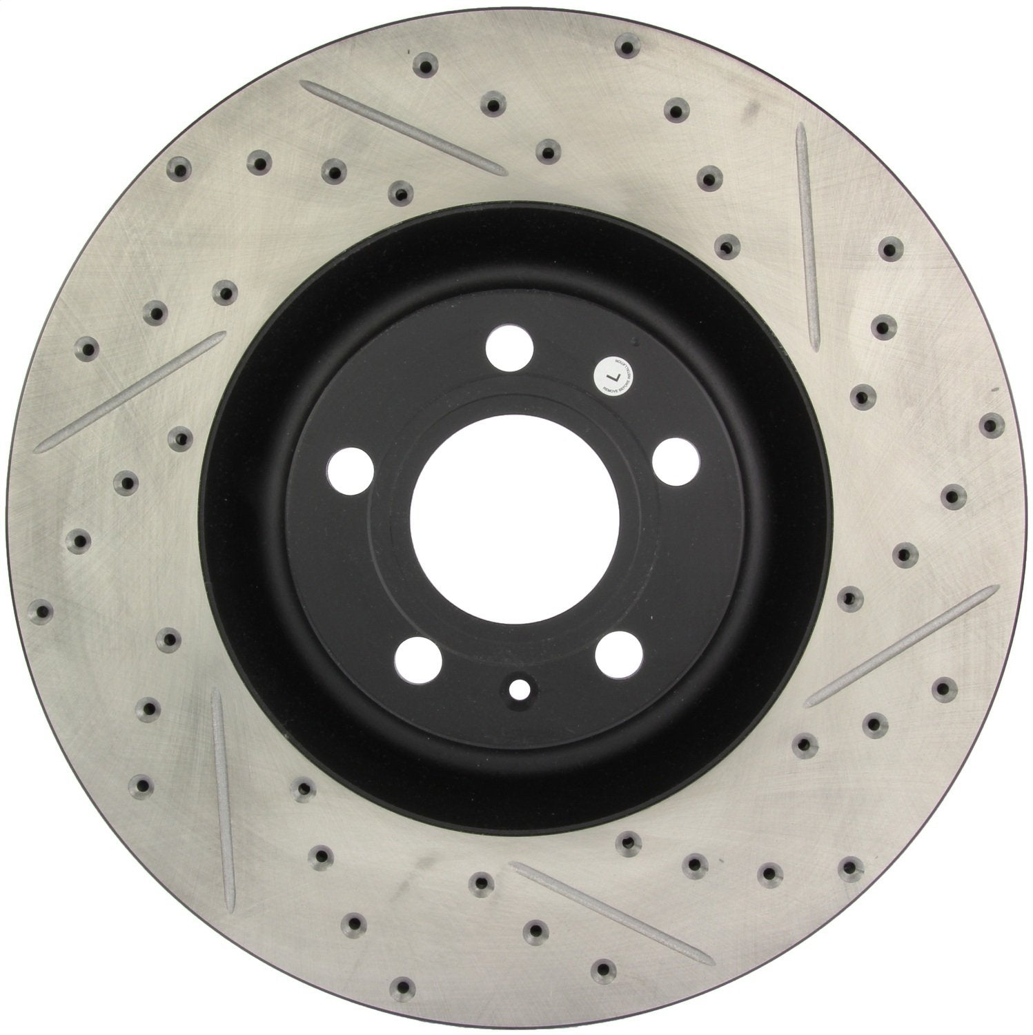 Sport Drilled/Slotted Brake Rotor StopTech 127.33087L (Front Left), 1 Pack