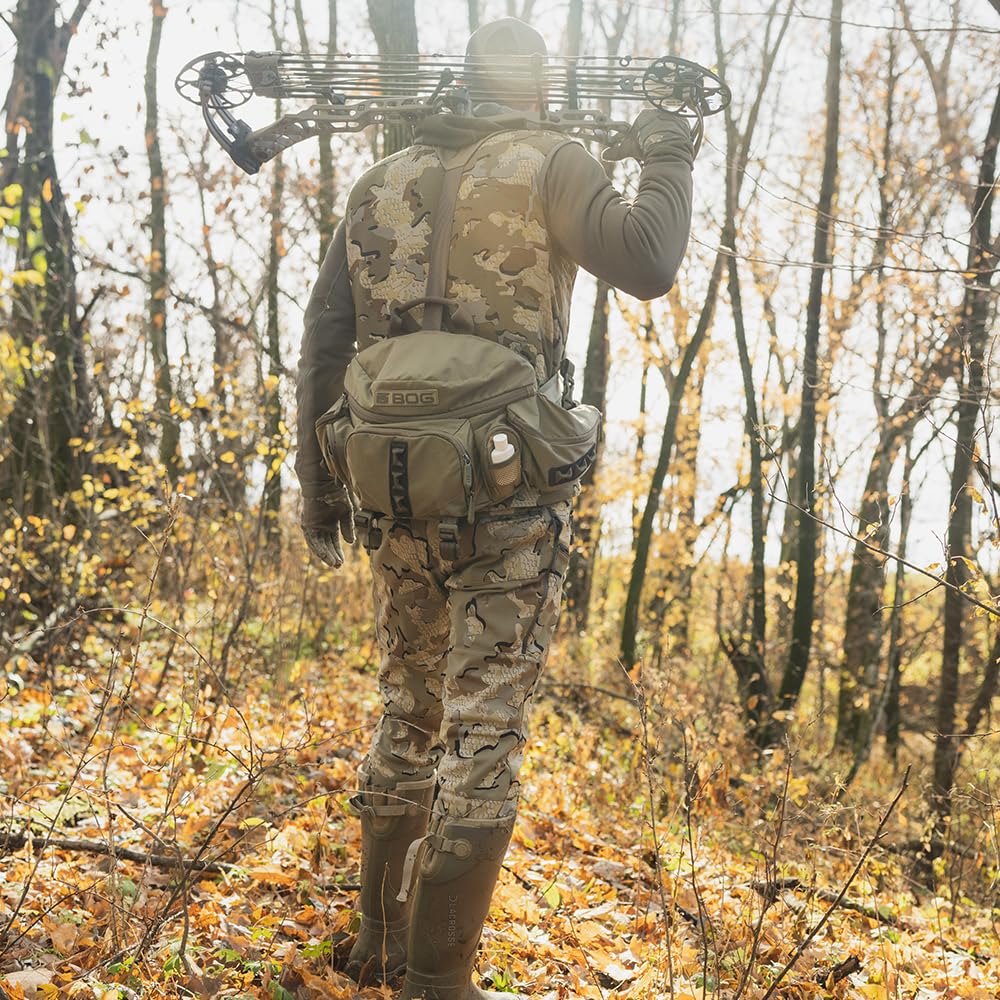 Ultimatum BOG Lumber Fanny Hunting Pack with 1100 cubic in Capacity, 2.44 lb Lightweight Design, and YKK Zippers for Hunting, Hunting Accessories, Day Pack