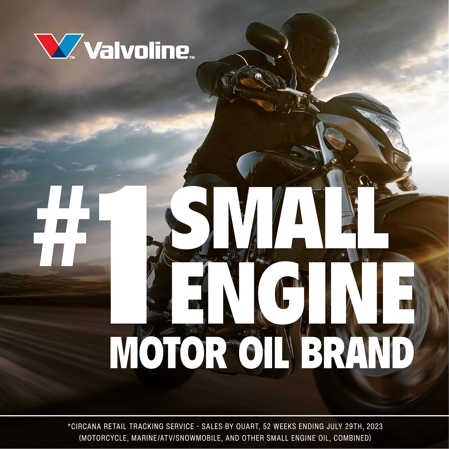 4-Stroke Valvoline Motorcycle 10W-40 Motor Oil 1 Quart