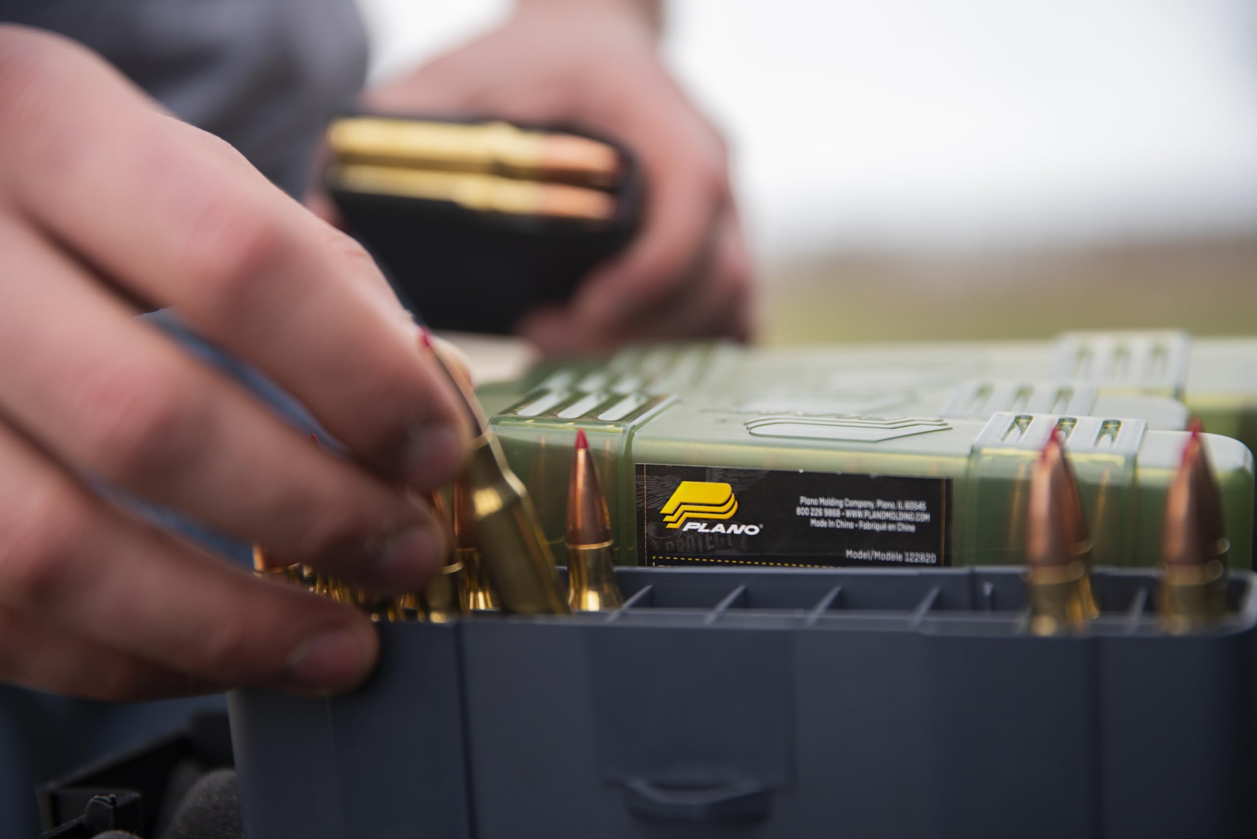 20 Round Plano Rifle Ammo Case with Slip Cover, Small