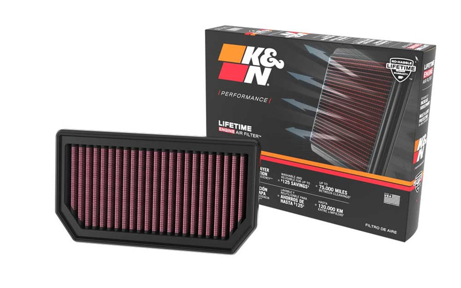 K&N Engine Air Filter: Premium High Performance Powersport Filter - Compatible with Aprilia RS660 (2021-2023), Tuono 660, RS660 Stars and Stripes (2022), Tuono 660 Factory (2022) - Item: AL-6620