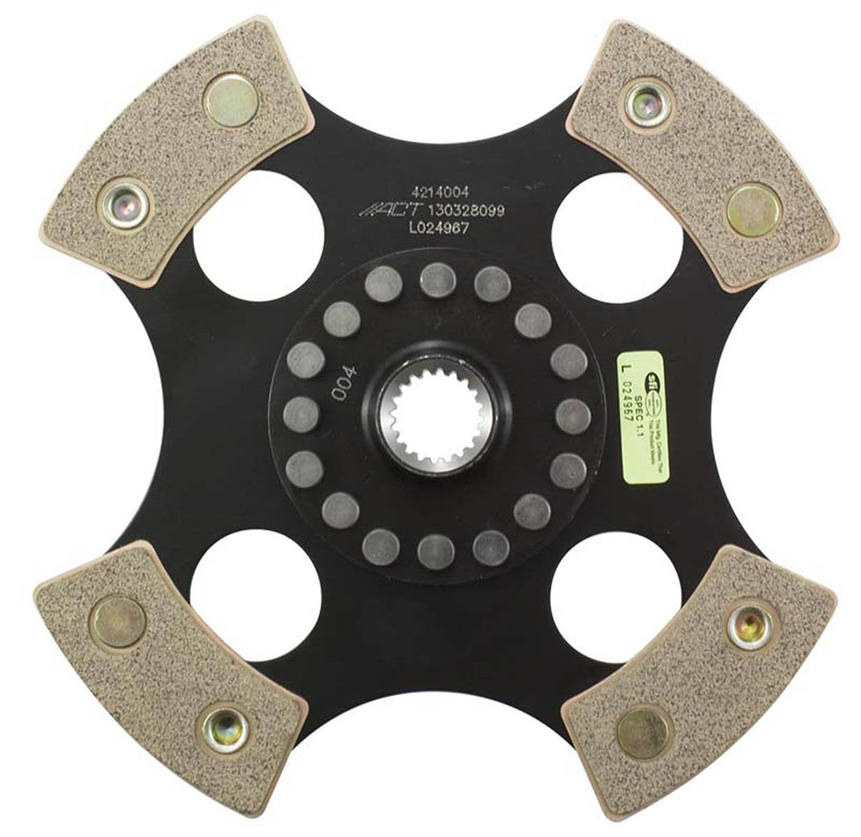 HD Pressure Plate ACT HC9-HDR4 with Race Rigid 4-Pad Clutch Disc
