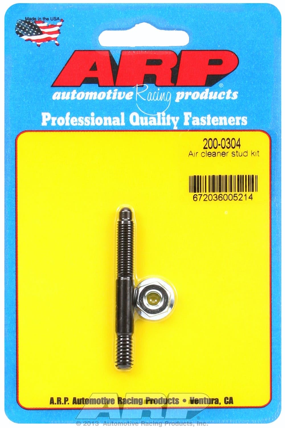 Air Cleaner ARP (200-0304) Stud Kit