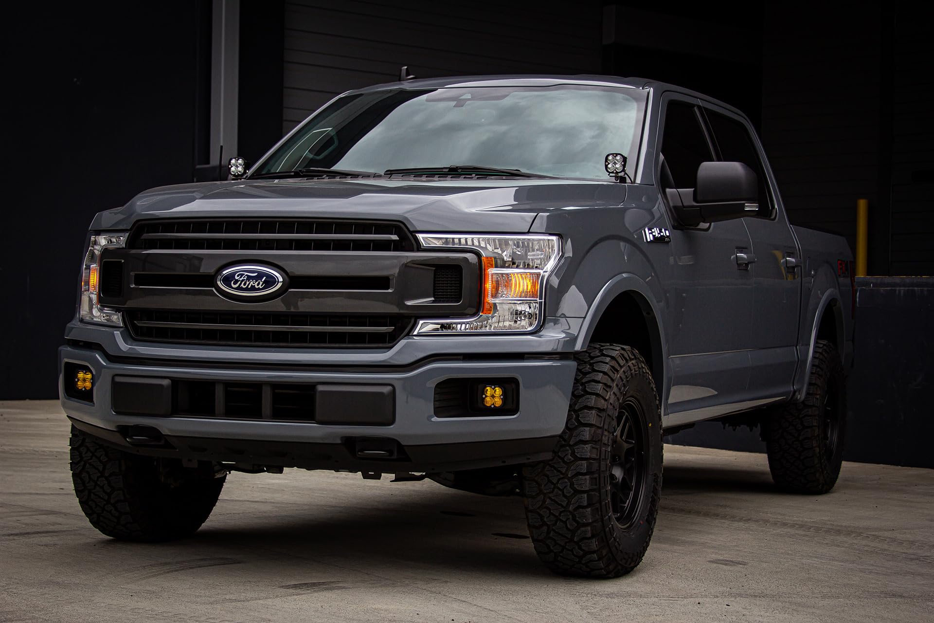 Squadron Sport Baja Designs A-Pillar LED Light Kit for Ford F-150 Raptor 2017-20 Truck (Clear Lens Pack)