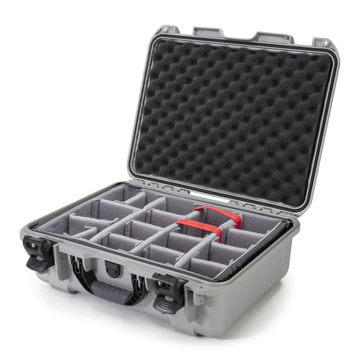 930 Waterproof Hard Case Nanuk with Padded Dividers - Silver,930-2005
