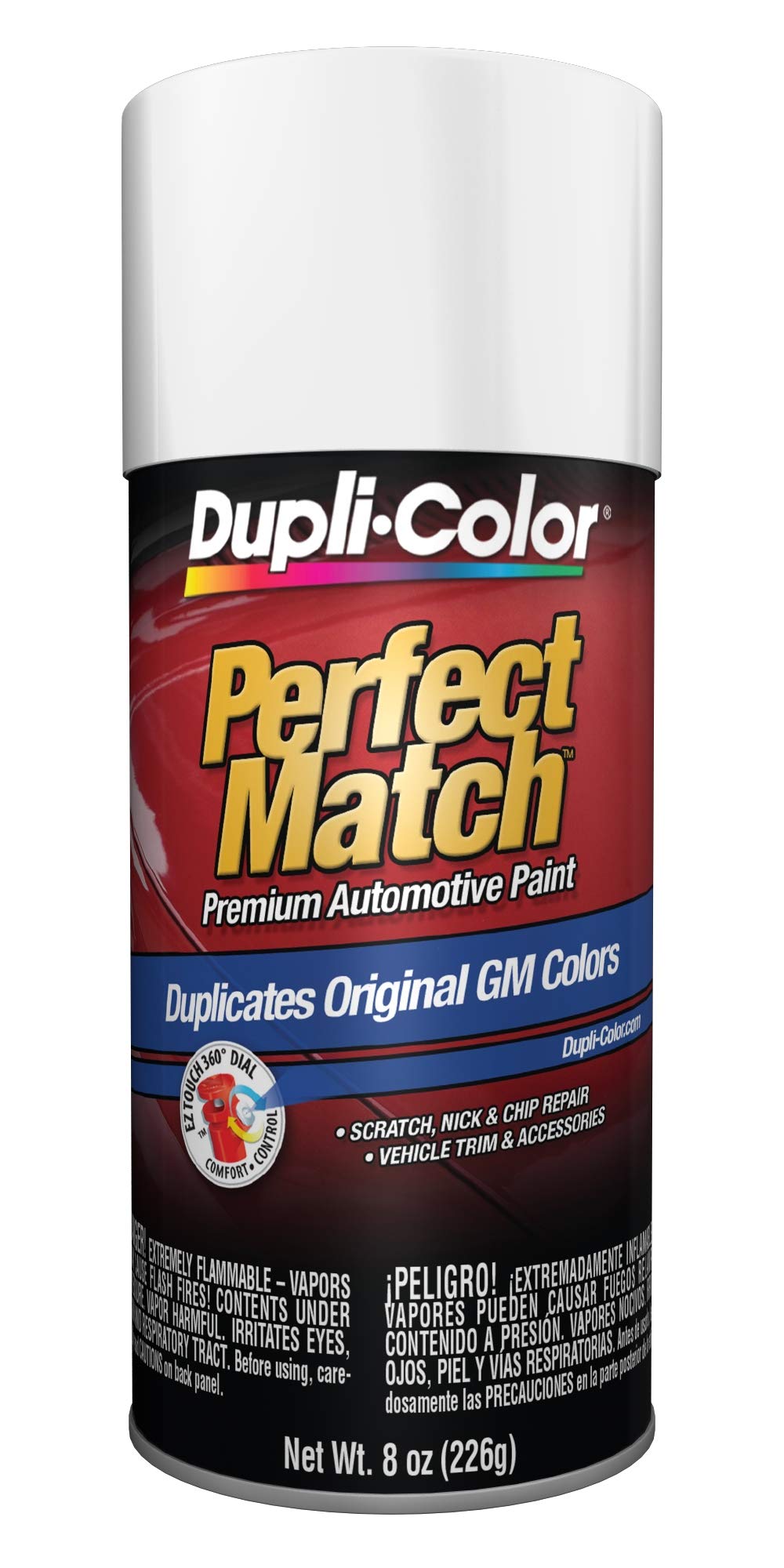 Bright White Dupli-Color BGM0568 General Motors Perfect Match Automotive Paint - 8 fl. oz. Aerosol