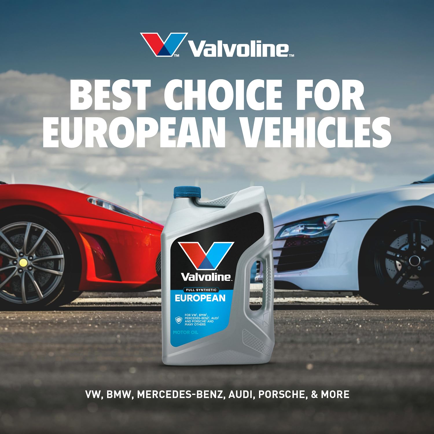 European Vehicle Valvoline Full Synthetic 0W-40 Motor Oil 5 Quart