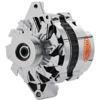 Alt GM CS130 Chrome Powermaster 140A XS Volt™ 6 grv Pulley Str MTG 6.61"