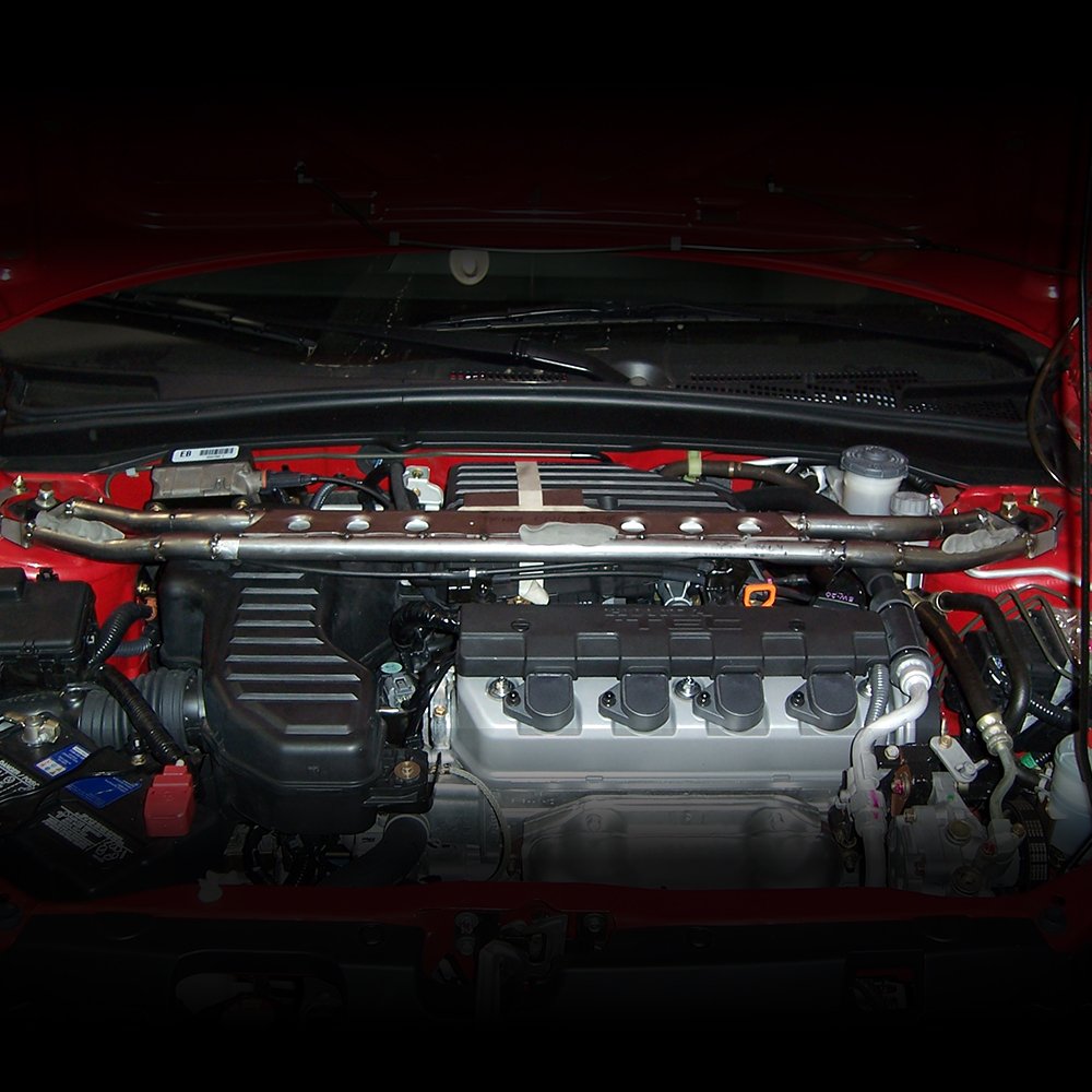 Honda Accord DC Sports CSB3022 Carbon Steel Front Strut Bar, Gunmetal