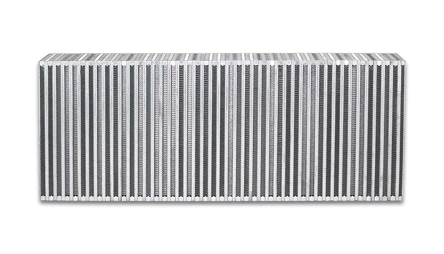 Power Vibrant 12854 Intercooler, Air-to-Air, Core Only, Vertical Flow, 30.00 in. Wide x 12.00 in. High x 4.50 in. Thick, Bar and Plate Construction, Universal Fit, Aluminum, Each