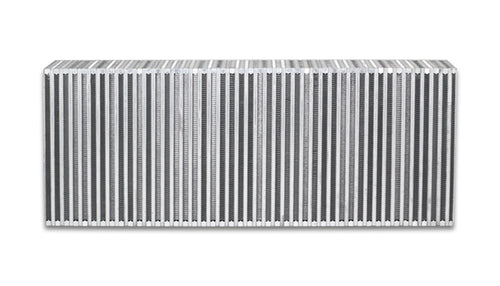 Power Vibrant 12854 Intercooler, Air-to-Air, Core Only, Vertical Flow, 30.00 in. Wide x 12.00 in. High x 4.50 in. Thick, Bar and Plate Construction, Universal Fit, Aluminum, Each