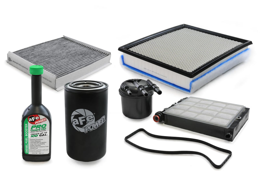 aFe POWER PROGUARD Filter Maintenance Master Pack Ford F-250 F-350 F-450 6.7L Power Stroke 2020-2025 | Includes Fuel/Oil/Air/Cabin Filters, Water Separator and Fuel Booster