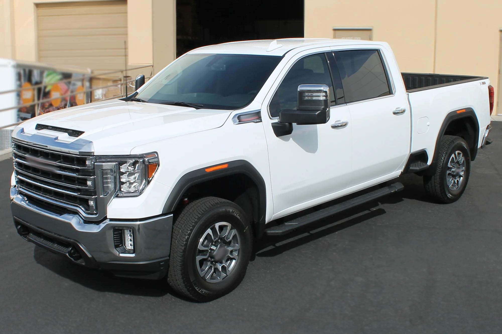 Running Boards Raptor Series Steps 5in Treadsteps Black Aluminum Compatible with Crew Cab 19-26 Ranger