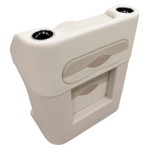 Wise Premier Series BM1158-1066 Pontoon Helm Steering Console, Stone/Mocha Java/Khaki
