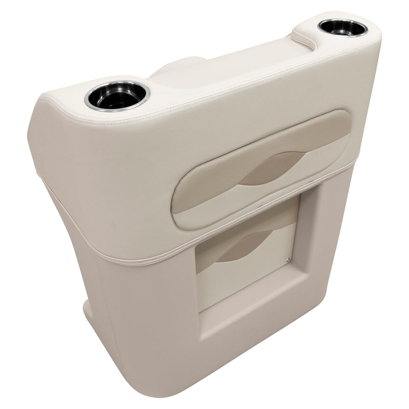 Wise Premier Series BM1158-1066 Pontoon Helm Steering Console, Stone/Mocha Java/Khaki