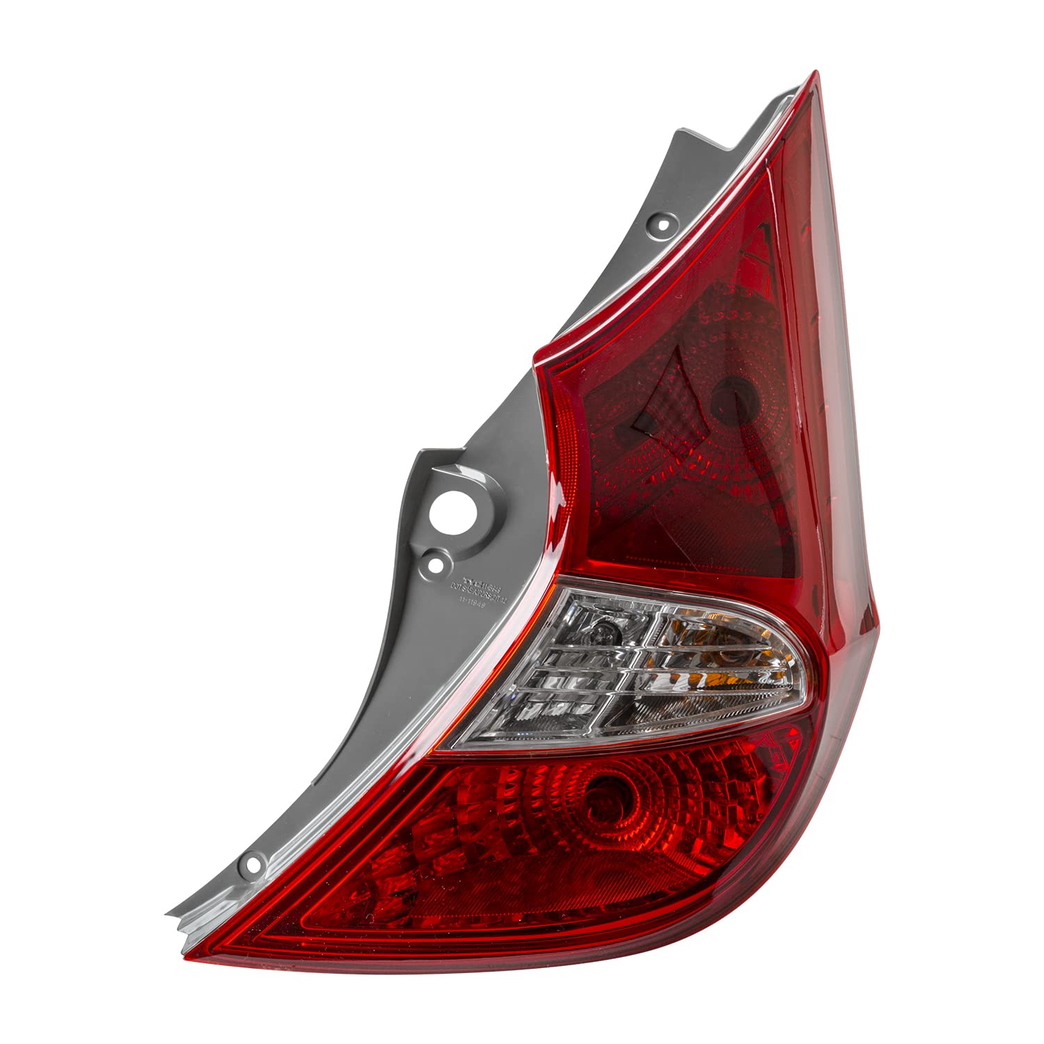 Right TYC Tail Light Assembly Compatible with 2012-2017 Hyundai Accent