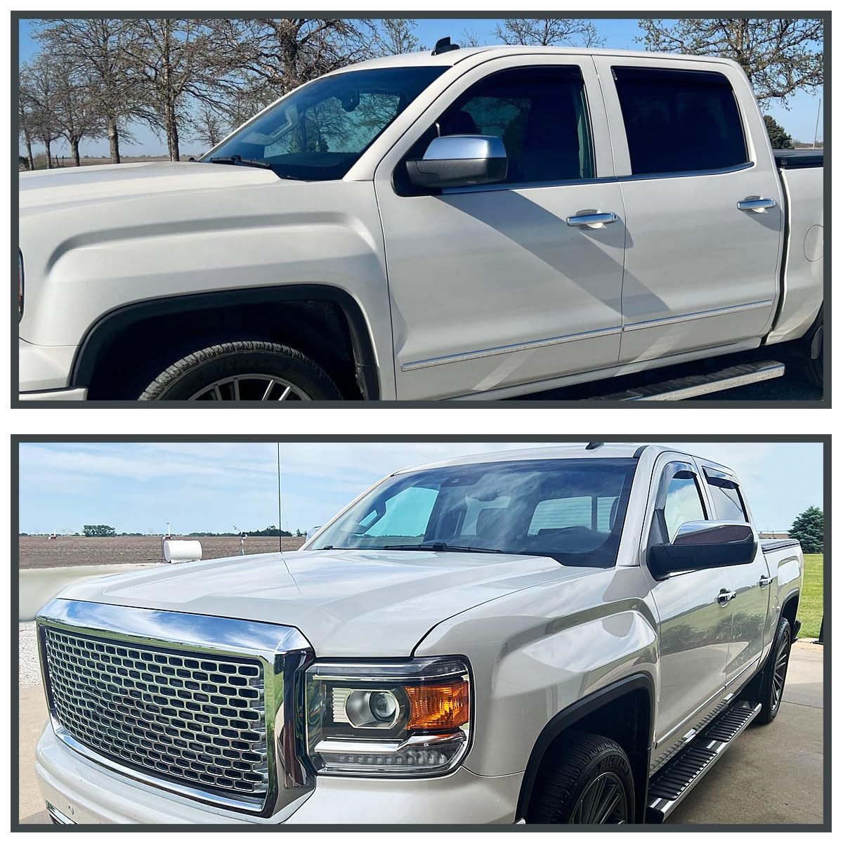 Chrome Power Heated Mirror Spec-D Tuning Left Driver Side w/Puddle Light Compatible with 2014-2018 Chevy Silverado, GMC Sierra