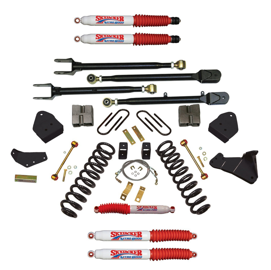 Suspension Lift Kit F86024KSH-N Skyjacker w/Shock Nitro Shocks 6 in. Lift