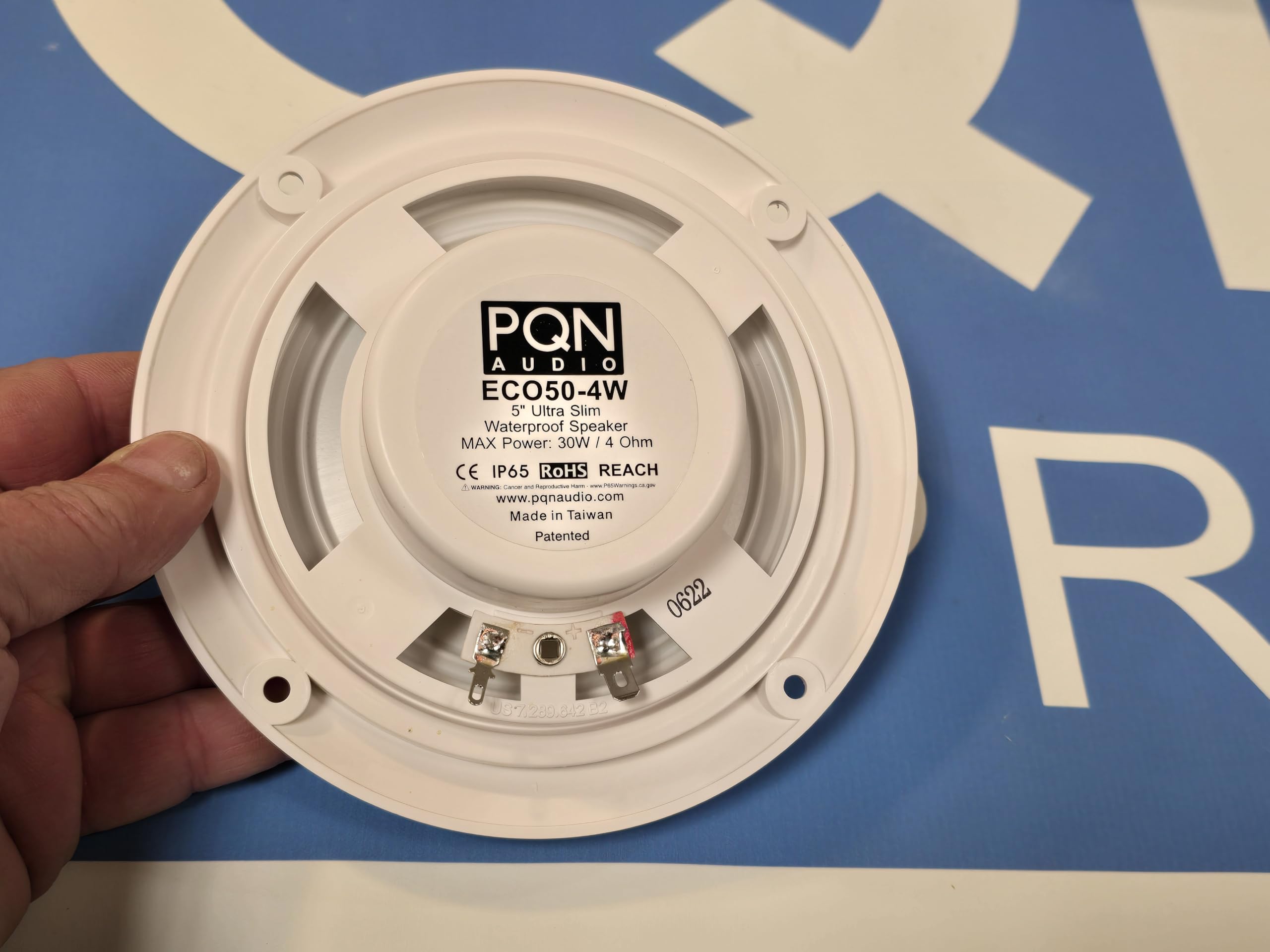 Waterproof Marine Speakers PQN Audio ECO50-4W - RV, Camper, Boat, Wall and Floor Outdoor Speakers