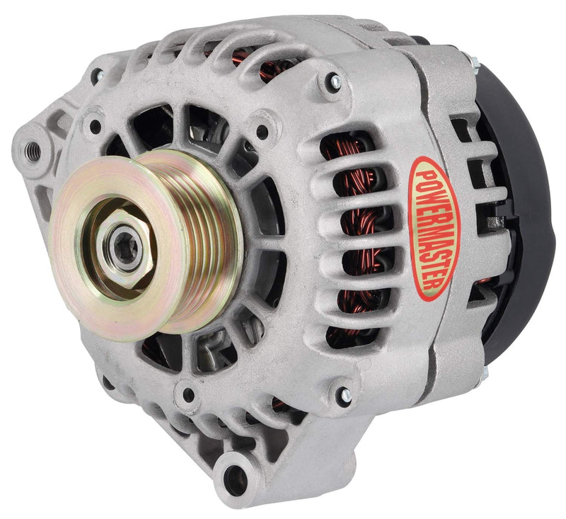 Alt GM CS130D Powermaster Natural 120A 6 grv Pulley Offset Left MTG 1-Wire or OE Hookup