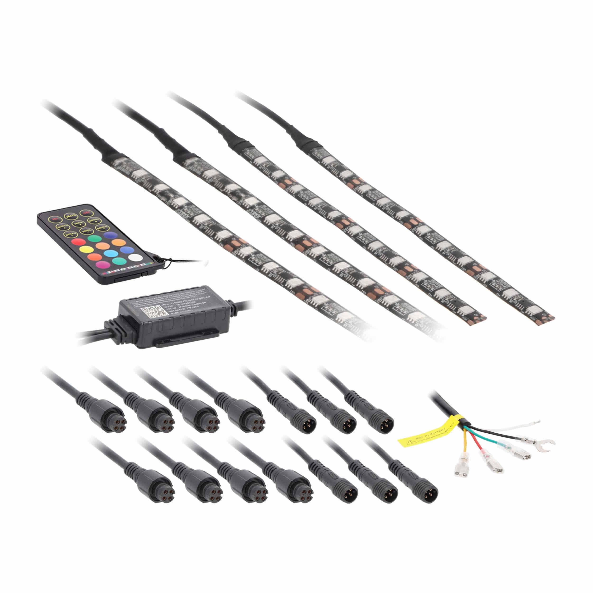 4-Piece Metra Chasing LED Golf Cart Canopy Kit (MTRMPS-CHASE-CPY)