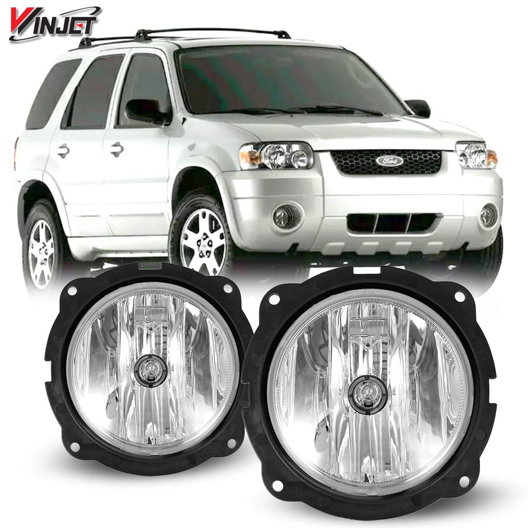 Fog Lights Winjet for [2007 2008 2009 2010 2011 2012 Ford Escape] Driving Fog Lights + Switch + Wiring Kit