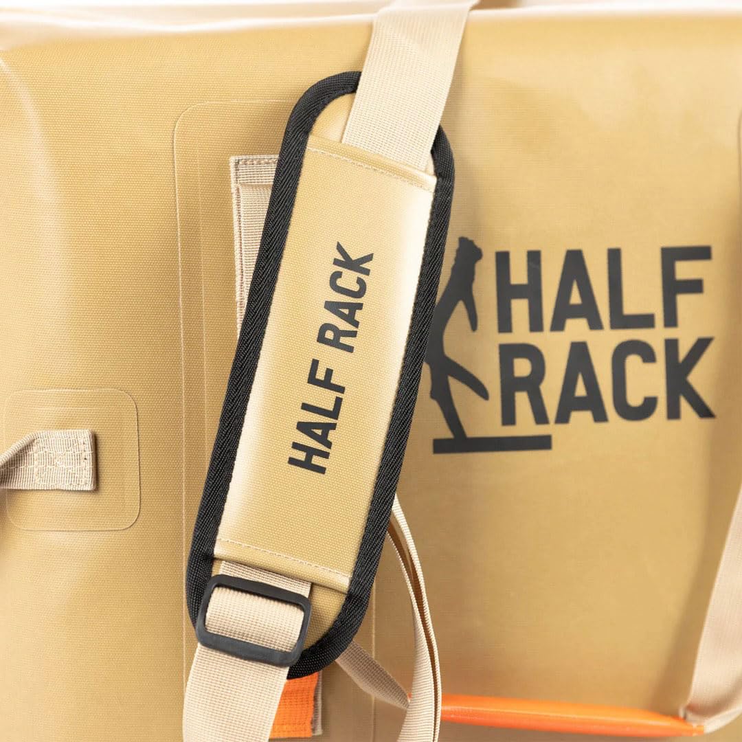 Medium-Sized Half Rack Waterproof Soft-Sided Cooler - 100% Waterproof & Leakproof - Fully Insulated Design - Holds Up to 55 Cans