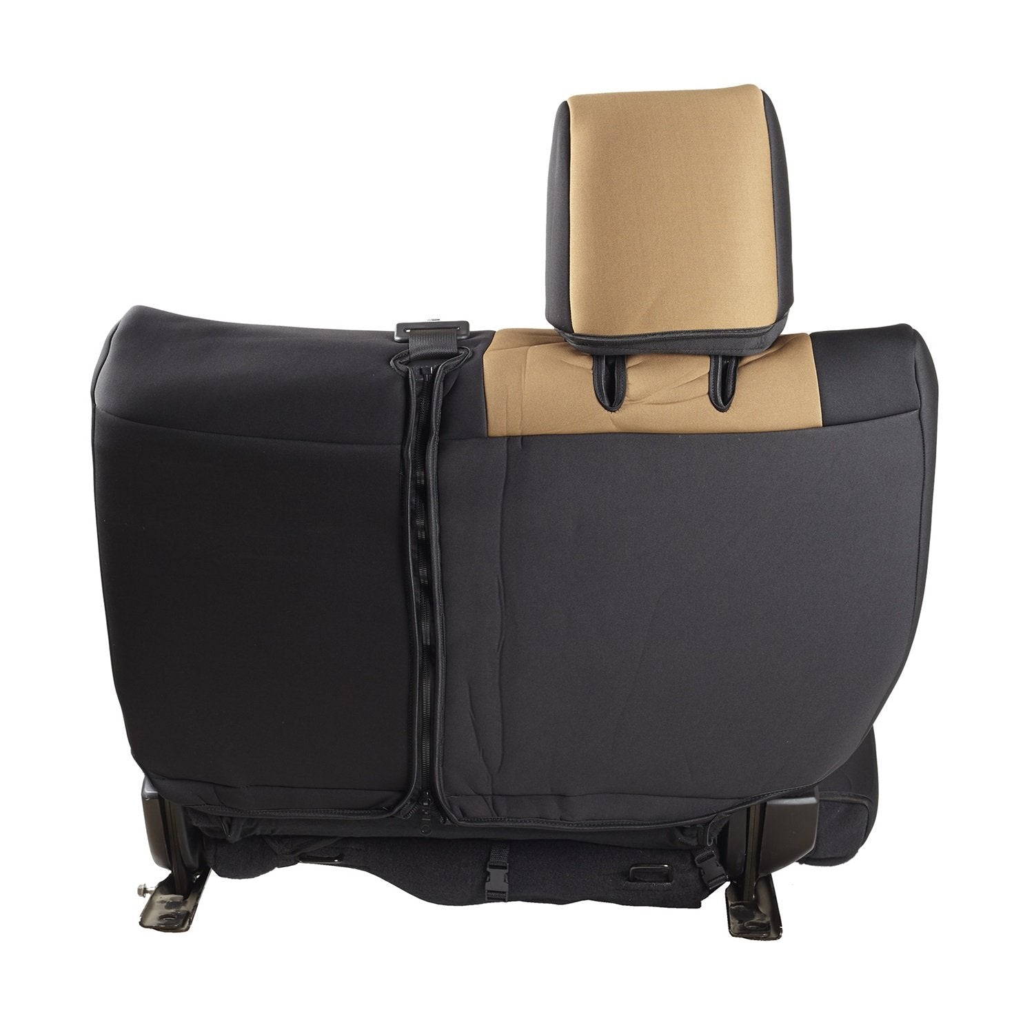 Neoprene Tan Smittybilt 46524 Rear Seat Cover