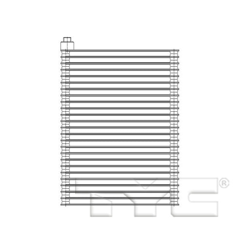Replacement TYC 97196 Evaporator