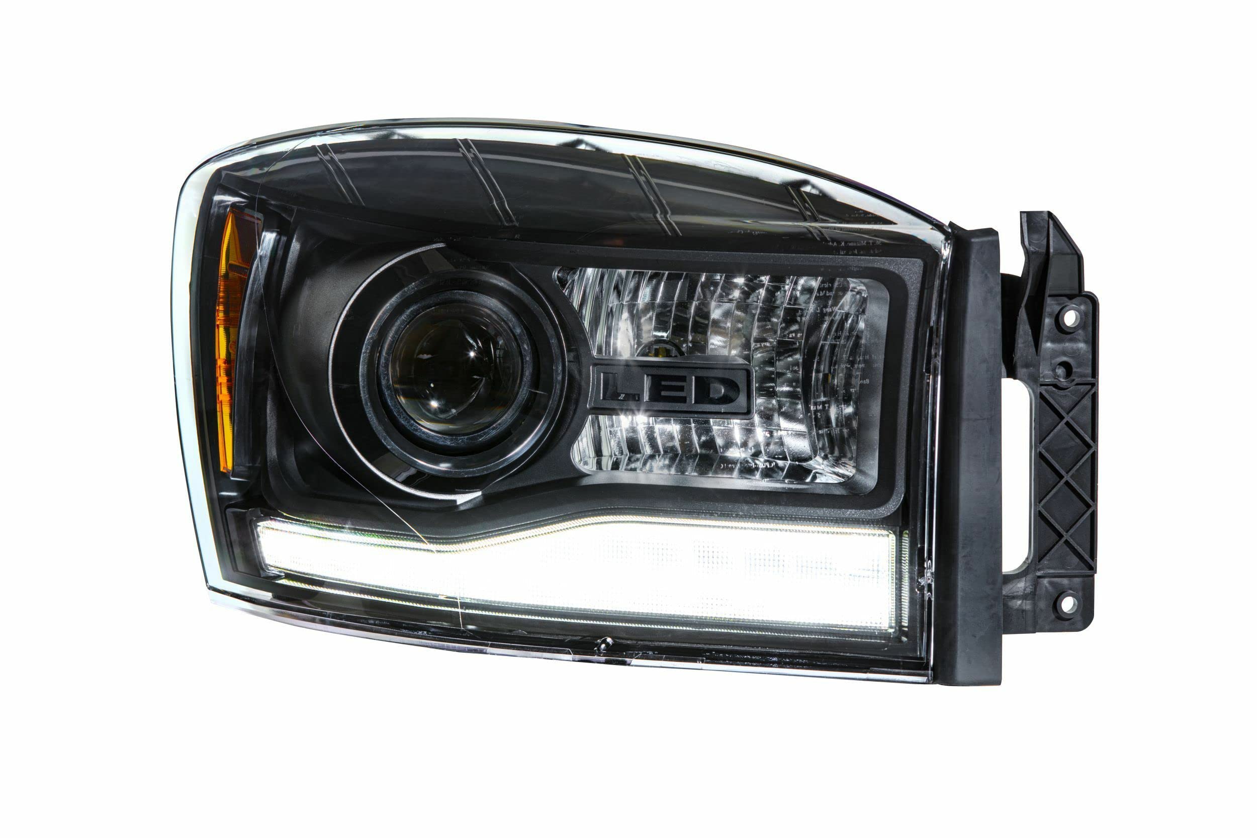 Dodge Ram XB Hybrid LED Headlights: (06-08) (Pair/ASM) Morimoto LF558