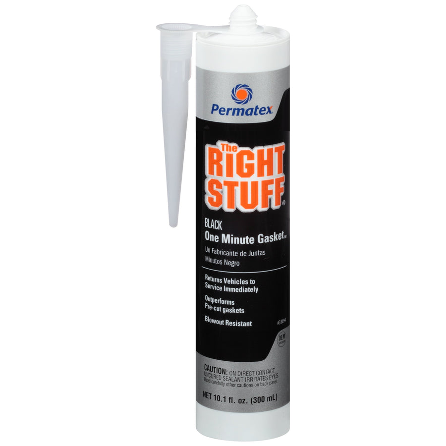 Permatex 33694 1 Minute Gasket Maker The Right Stuff, Fastest Return to Service, Quick setting, High Flexibility,10.1 oz