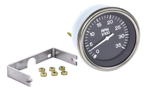 Heavy Duty Diesel Magnetic Pickup Sierra International 82303P Electric Tachometer, 3"