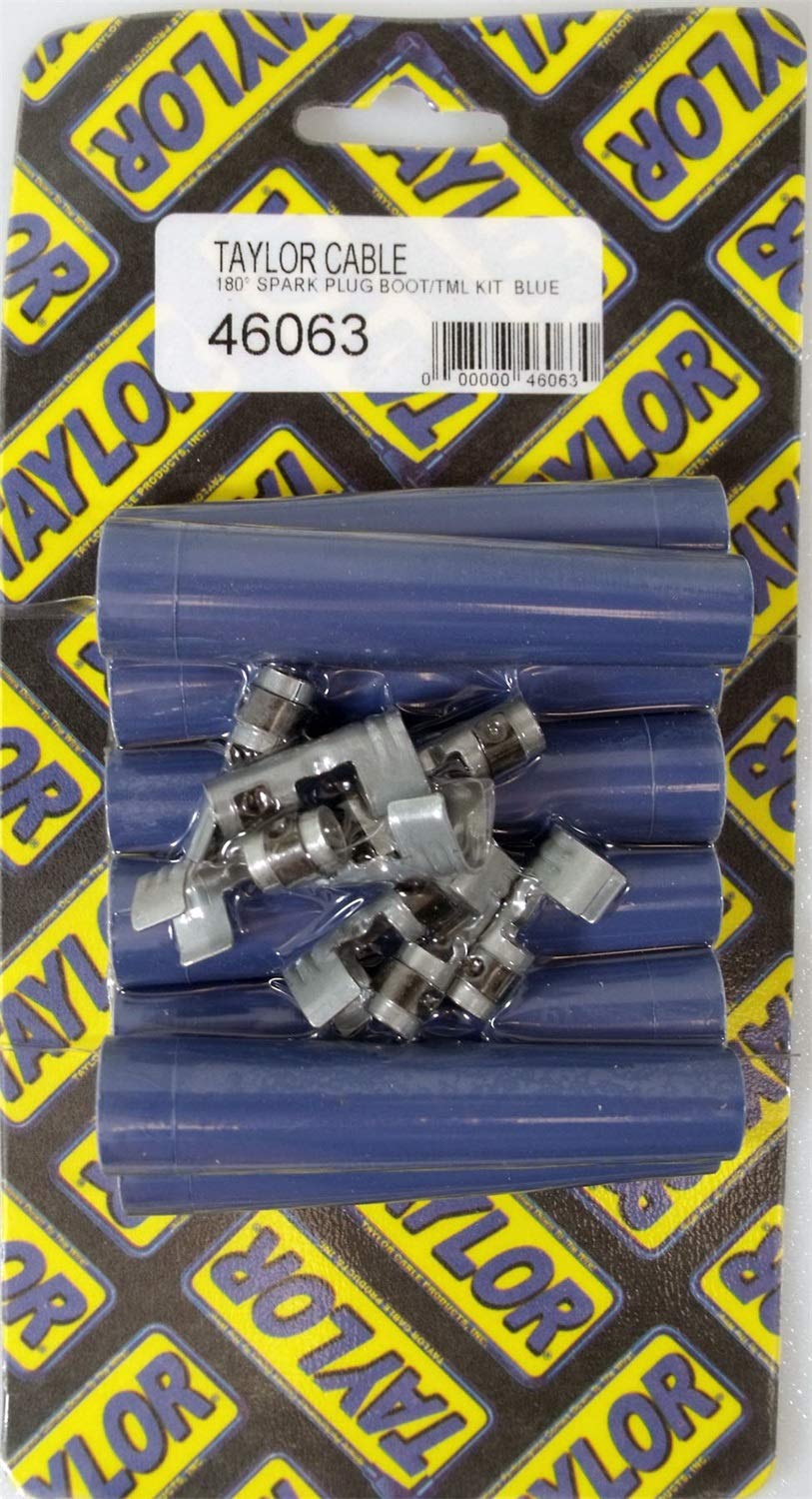 Blue Spark Plug Boot/Terminal Kit Taylor Cable 46063 - Set of 8