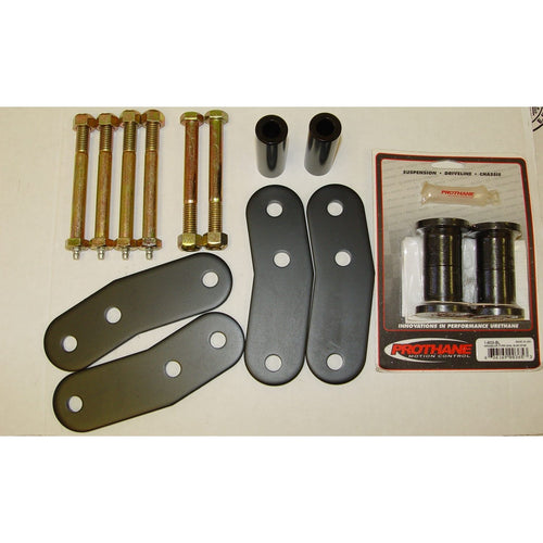 Rugged Ridge | Rear Suspension Leaf Spring Shackle Kit, 1 Inch Lift, HD | 18265.19 | Fits 1987-1995 Jeep Wrangler YJ