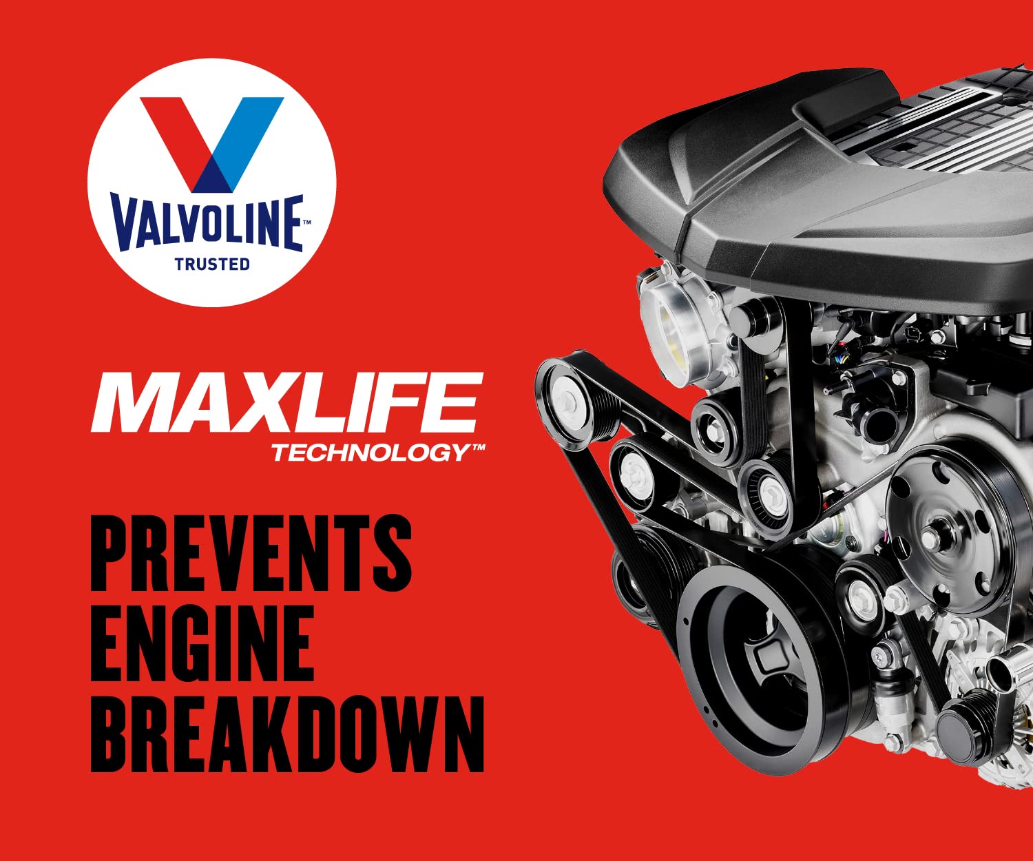 Valvoline with MaxLife Technology High Mileage SAE 5W-20 Synthetic Blend Motor Oil 5 QT