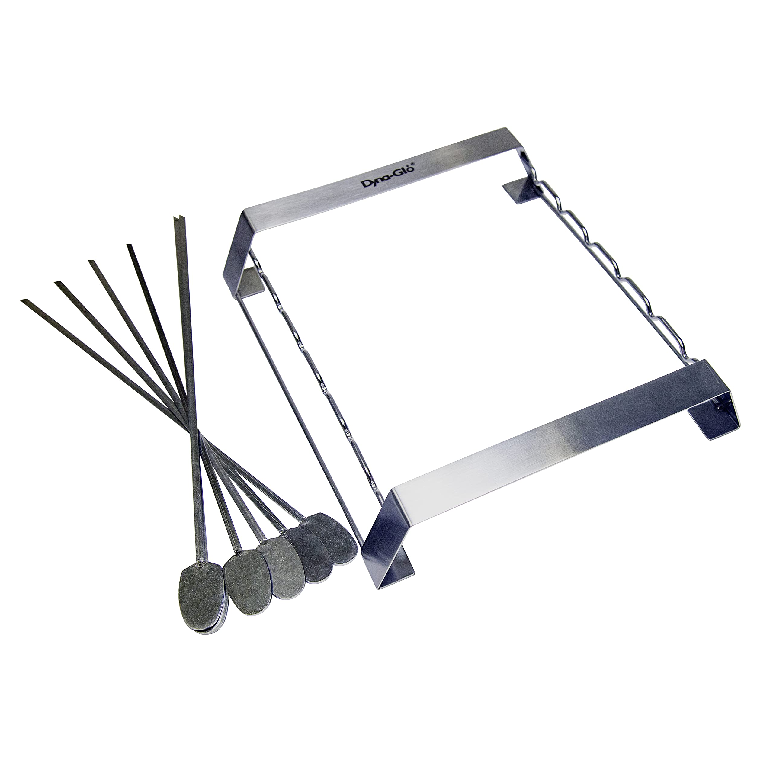6PC Dyna Glo Skewer and Rack Set