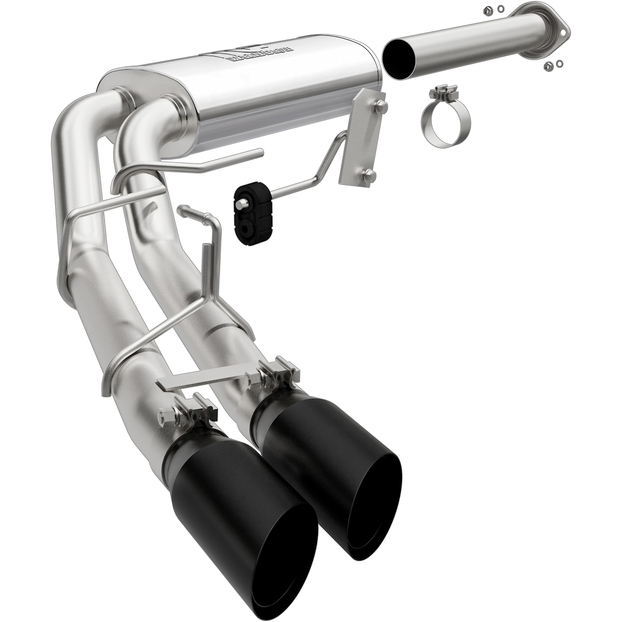 MagnaFlow Exhaust Performance System 19497: Cat-Back, Street Series, Compatible with 2015-2020 Ford F-150, Dual Same Side Before Passenger Rear Tire Exit Style