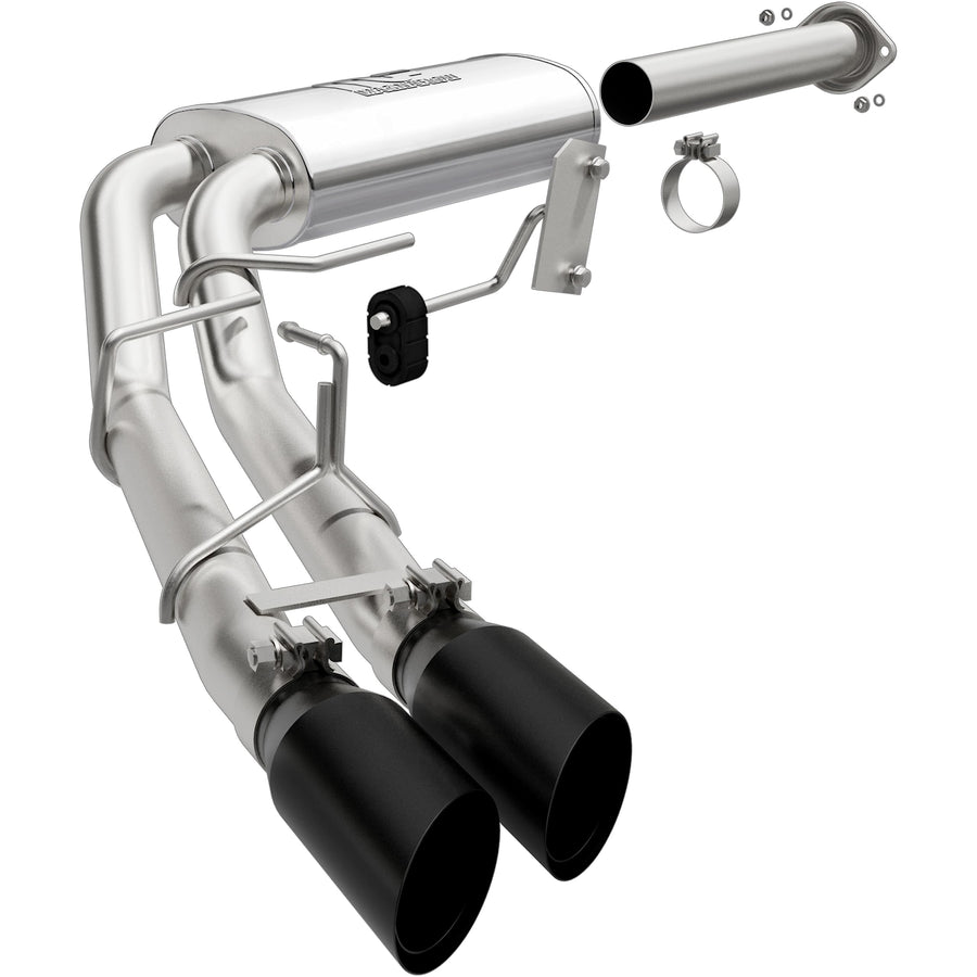 MagnaFlow Exhaust Performance System 19497: Cat-Back, Street Series, Compatible with 2015-2020 Ford F-150, Dual Same Side Before Passenger Rear Tire Exit Style