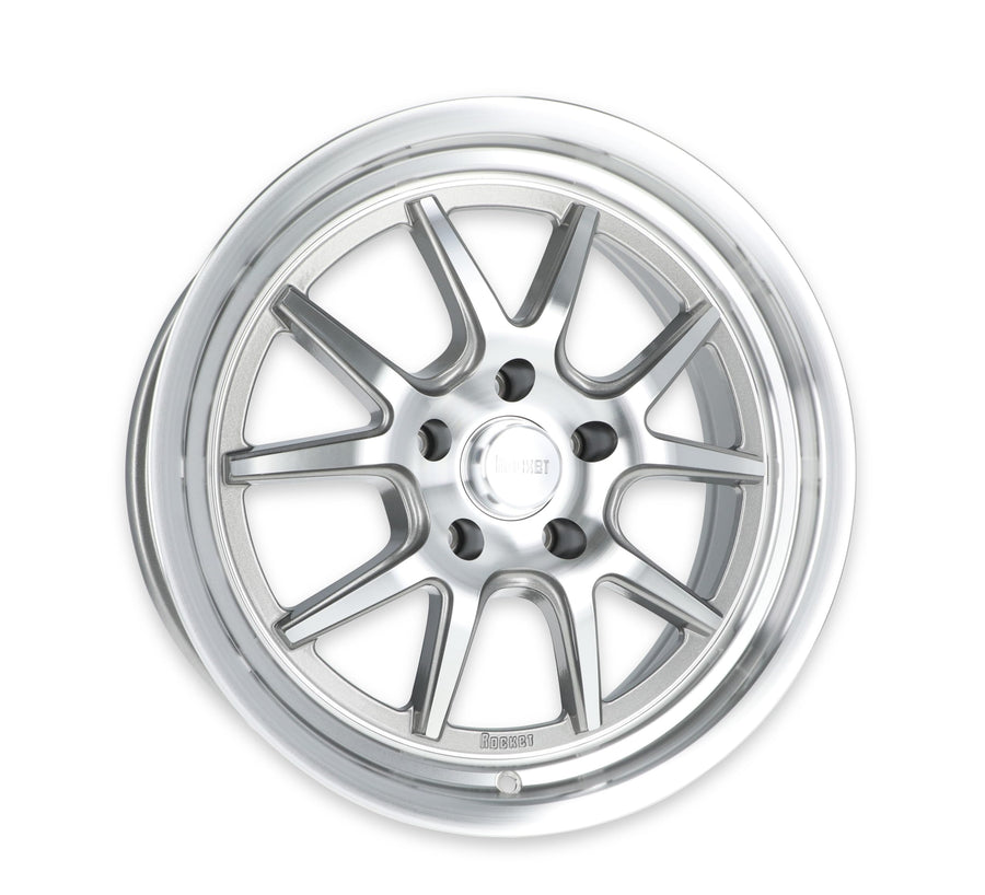 TTR19-886150 Rocket Racing Wheels 18x8 Attack Machined 5x4.75 5.0 bs