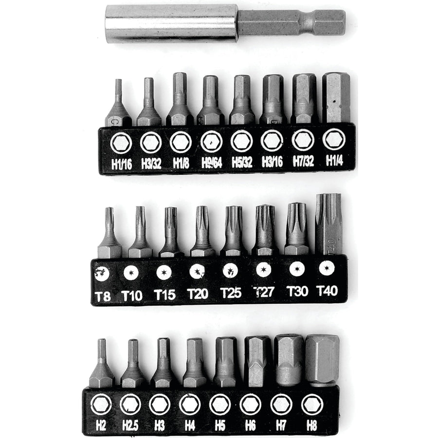 1415 Performance Tool 83-Piece Security Bit Set with SAE and Metric Hex Bit Sizes, Star and Phillips Bits Included
